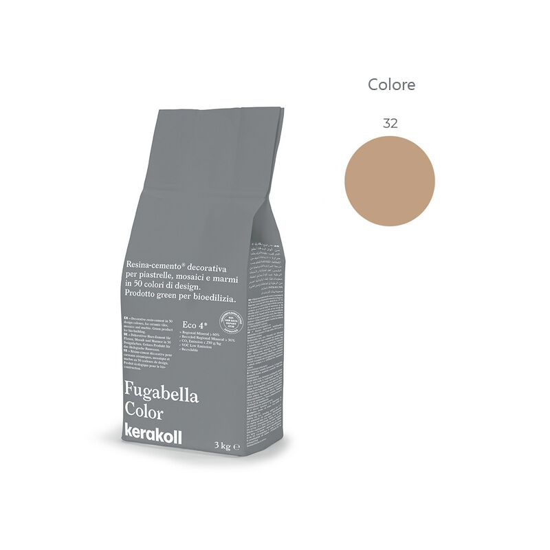 foto del prodotto fugabella color 32 stucco fugante sacco 3 kg