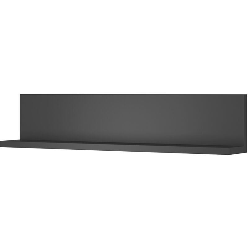 foto del prodotto mensola da parete design 150cm colore antracite. collezione bergamo.
