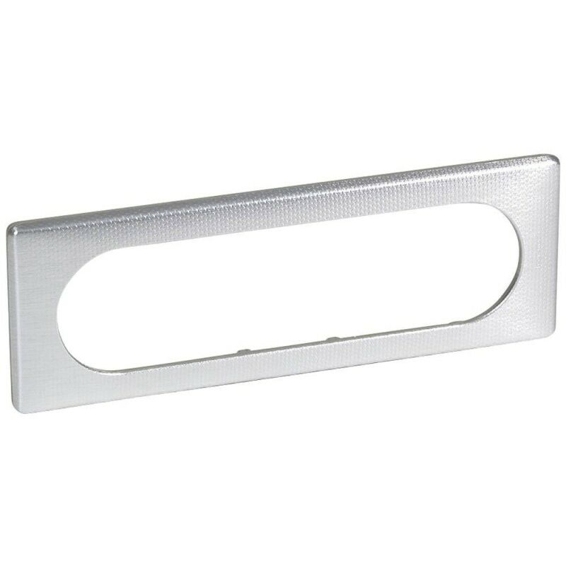 immagine 0 del prodotto legrand 068726 placca c liane metallo 6 8 moduli 3p esteso snake in alluminio
