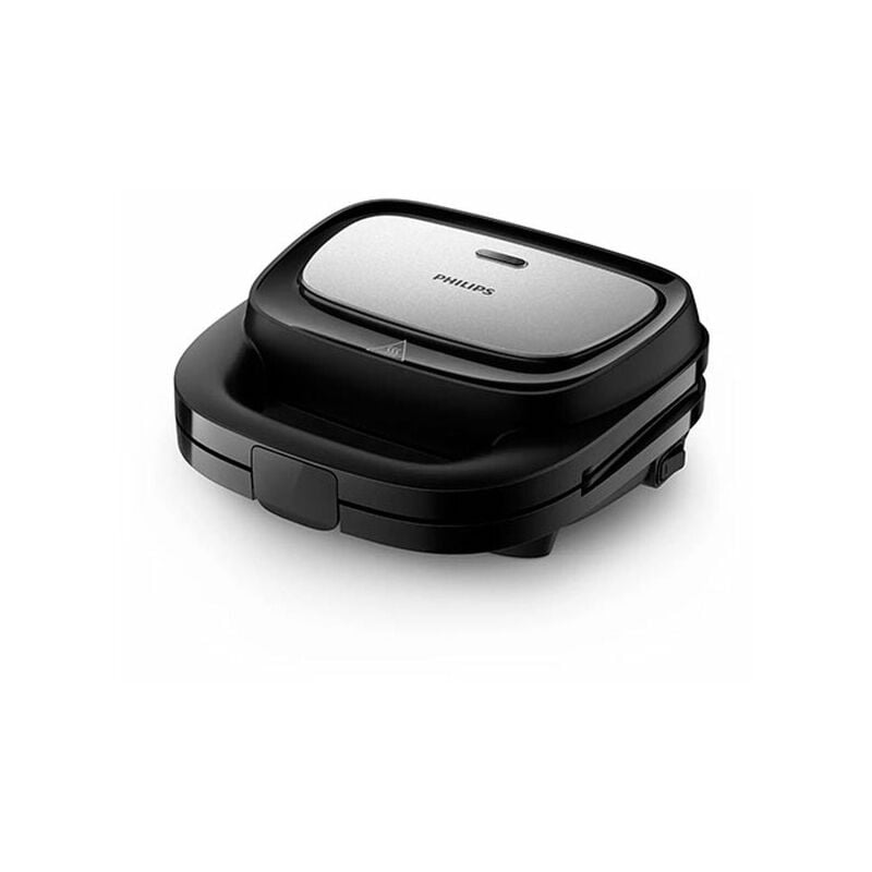 foto del prodotto philips piastra grill elettrica serie 5000 nero argentato 750 w