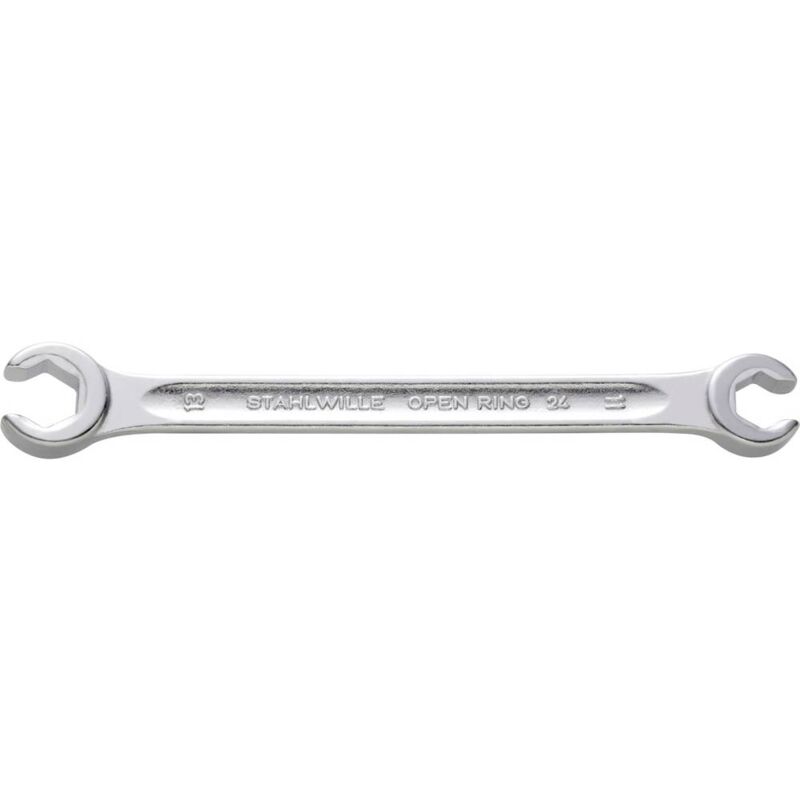 foto del prodotto 41081011 24 10 x 11 chiave poligonale aperta doppia misura metrica 10 11 mm stahlwille
