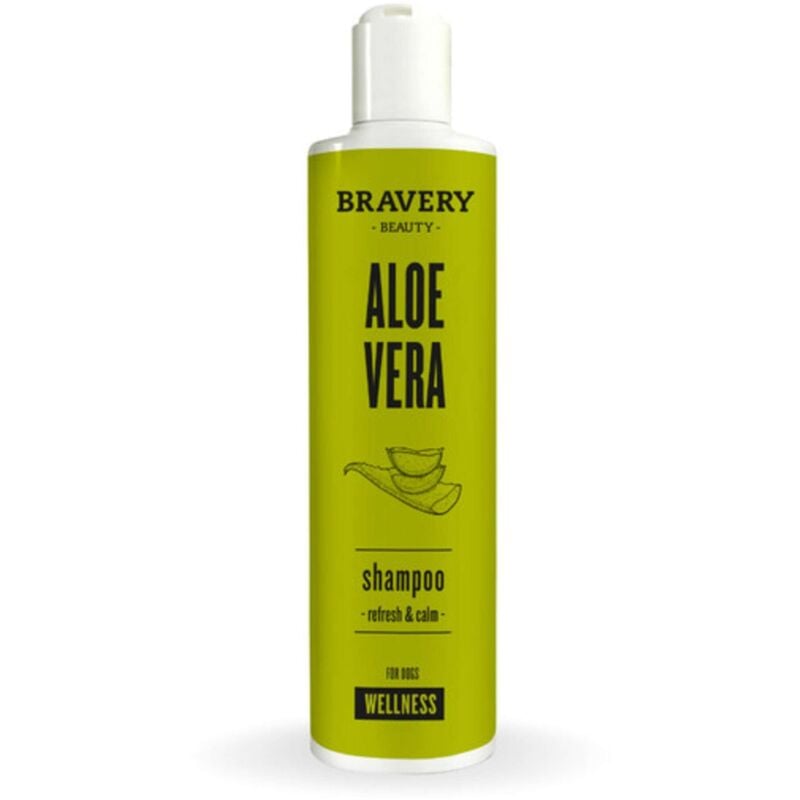 foto del prodotto shampoo dog bravery 300 ml wellness aloe vera 6 pezzi