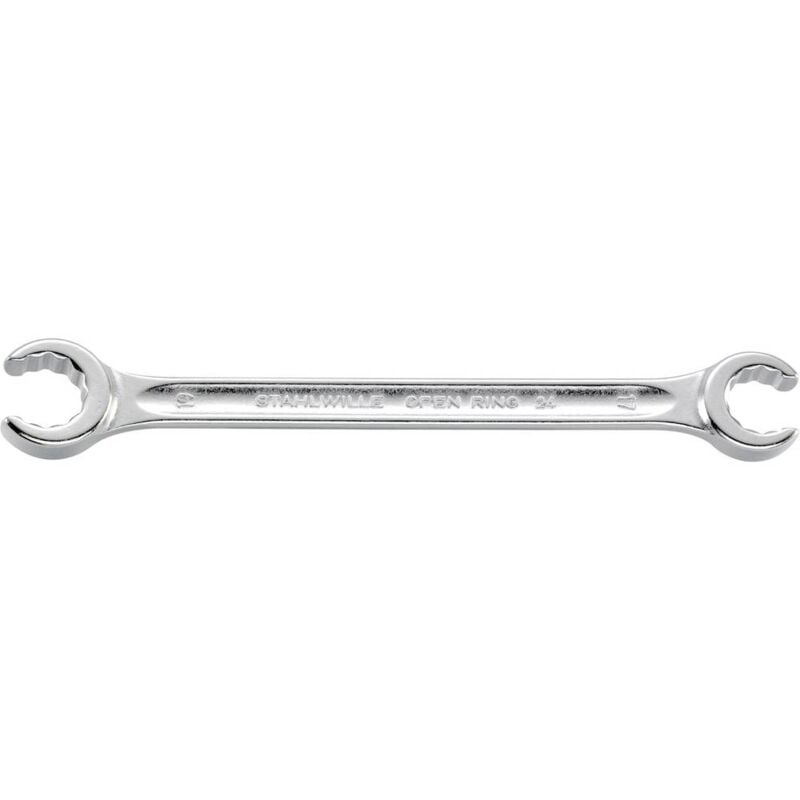foto del prodotto 41082427 24 24 x 27 chiave poligonale aperta doppia misura metrica 24 27 mm stahlwille