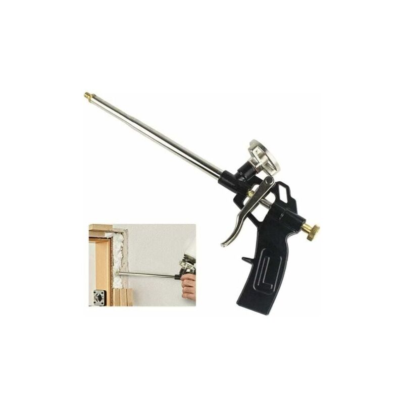 foto del prodotto snq pistola per schiuma, pistola per schiuma poliuretanica espandente professionale, pistola per schiuma poliuretanica per impieghi gravosi,