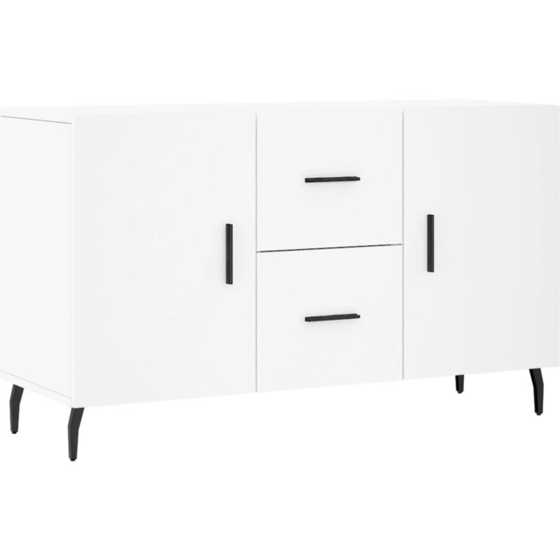 foto del prodotto credenza cassettiera cassettiera mobile contenitore organizer cucina soggiorno soggiorno 100 x 36 x 60 cm derivati del legno bianco