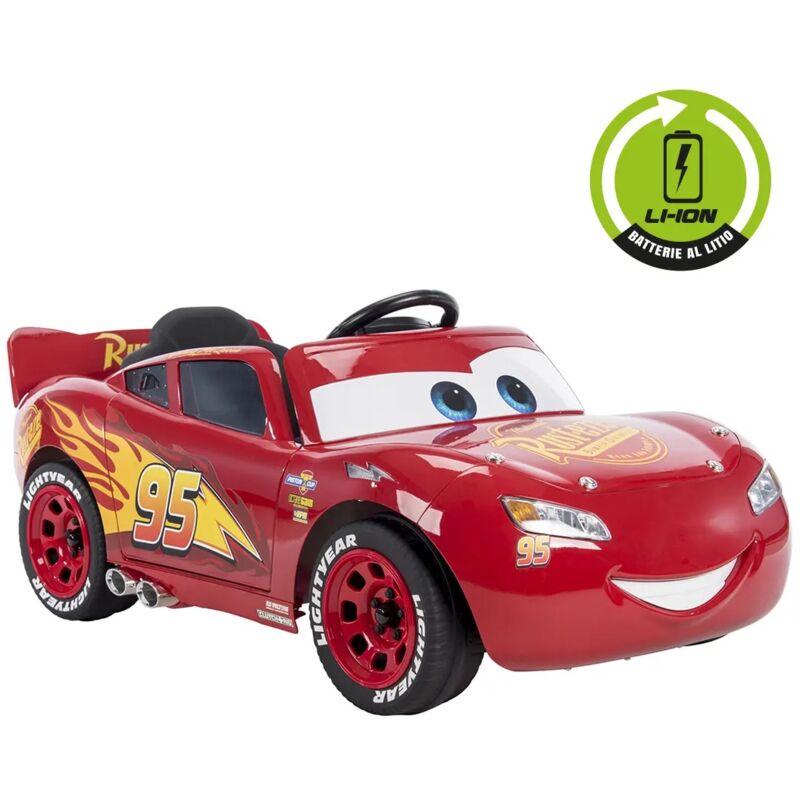 foto del prodotto disney macchina elettrica cars saetta mcqueen auto a batteria litio