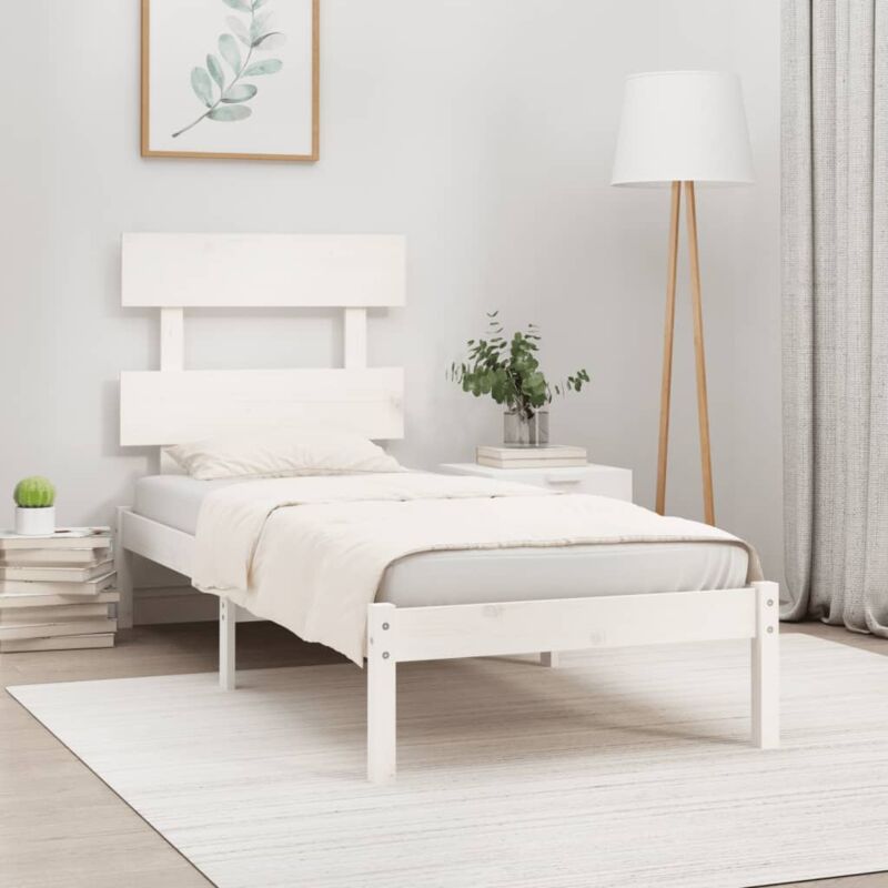 foto del prodotto furniture limited giroletto bianco in legno massello 90x190 cm