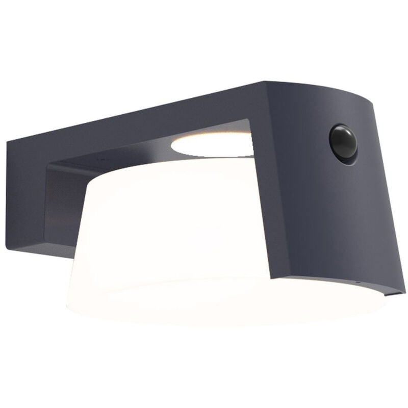 foto del prodotto applique solare moon 9,5w 4000k 1000lm 16x22xh10cm