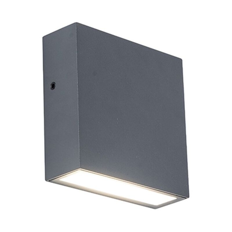 foto del prodotto applique led gemini xf 9,5w 11x4xh11cm 4000k grigi