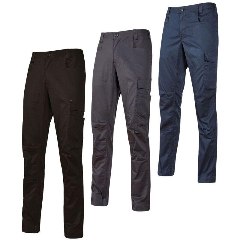 foto del prodotto u power pantaloni da lavoro u power bravo top winter nero 2xl