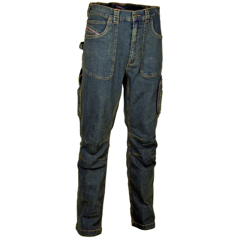 foto del prodotto cofra jeans barcelona pantalone da lavoro elasticizzato antinfortunistica 46