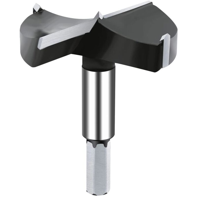 foto del prodotto coocheer punta da trapano per legno da 75 mm, punta da trapano per legno in carburo di tungsteno per legno duro, punta da trapano per legno, punta