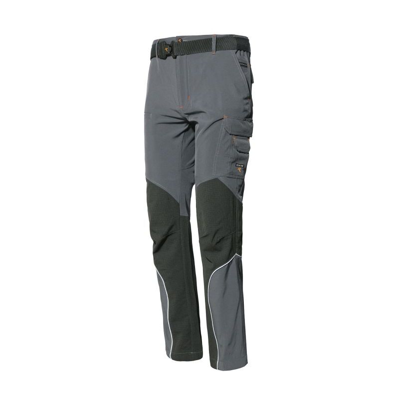 foto del prodotto issa line 8837b 080 pantalone da lavoro grigio extreme light s
