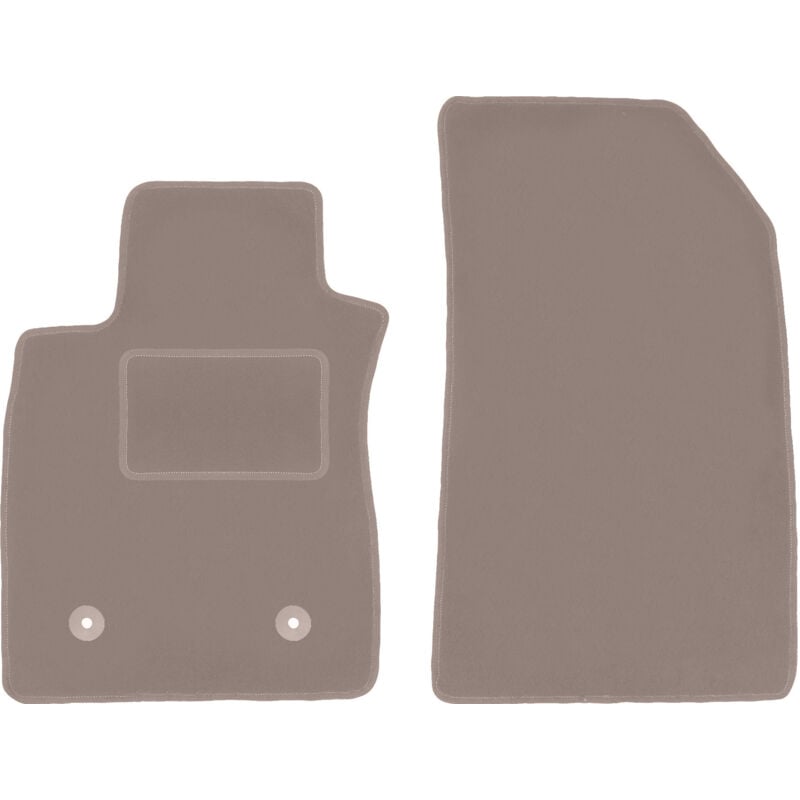 foto del prodotto tappetini anteriori beige per reault thalia ii berlina 2008 2013 