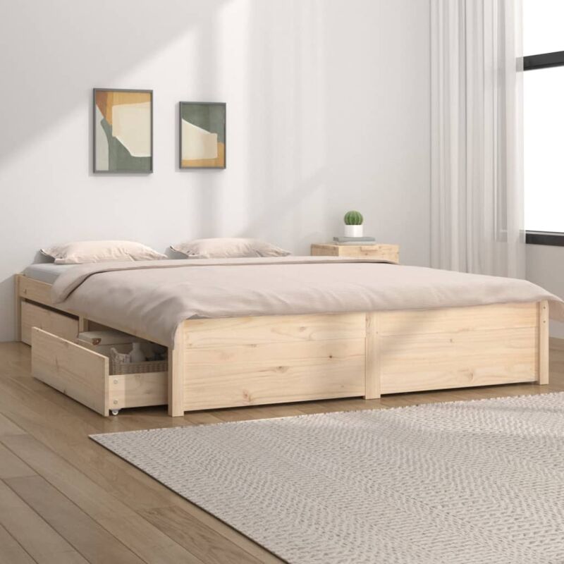 foto del prodotto furniture limited giroletto con cassetti 160x200 cm