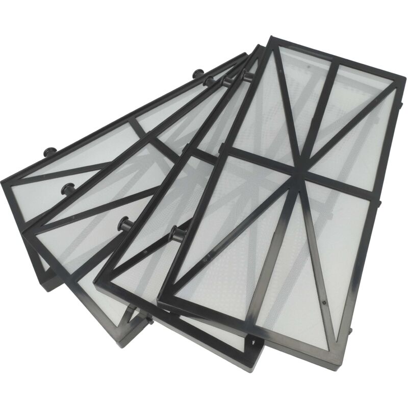 immagine 0 del prodotto 4x filtro compatibile con dolphin deluxe 4, advantage plus aspiratore, robot per piscine filtro a maglie fini, 27,2 x 13,1 x 1,3 cm vhbw