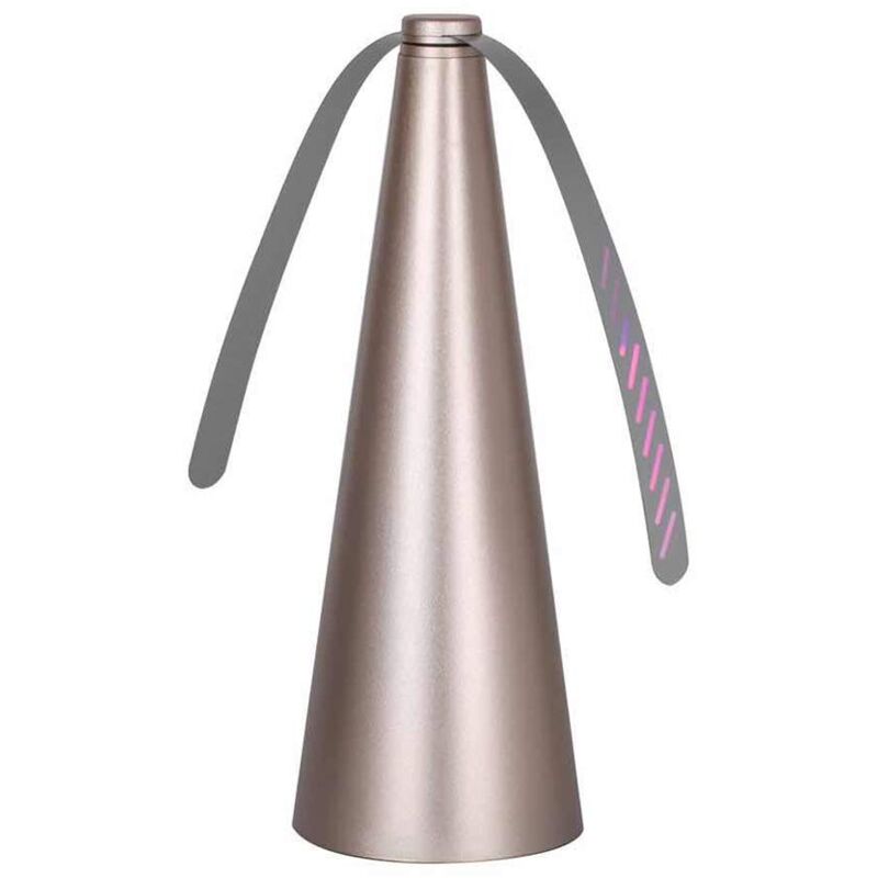 foto del prodotto alovez ventilatore portatile anti mosche, anti zanzare, tiene lontani gli insetti, ideale per campeggio all aperto dorato 