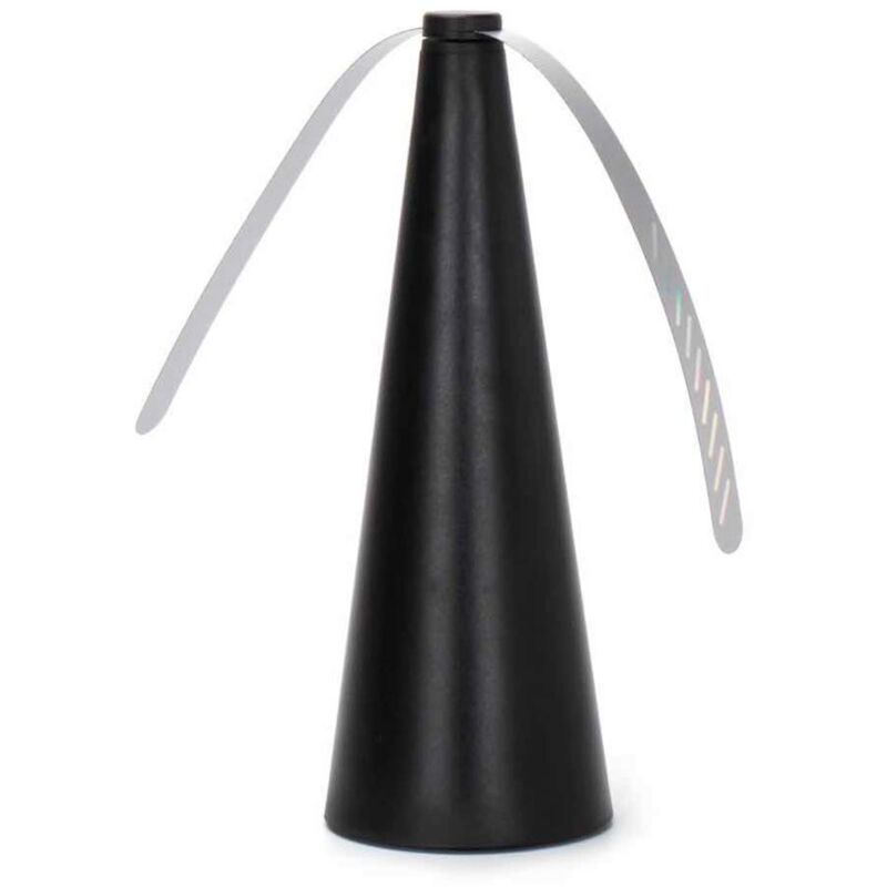 foto del prodotto alovez ventilatore portatile anti mosche, anti zanzare, tiene lontani gli insetti, ideale per campeggio all aperto nero 