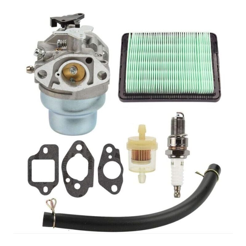 foto del prodotto kit carburatore con guarnizione candela, filtro aria carburante per honda gcv160 gcv160a gcv160la hrb216 hrs216 hrr216 hrt216 hrz216 
