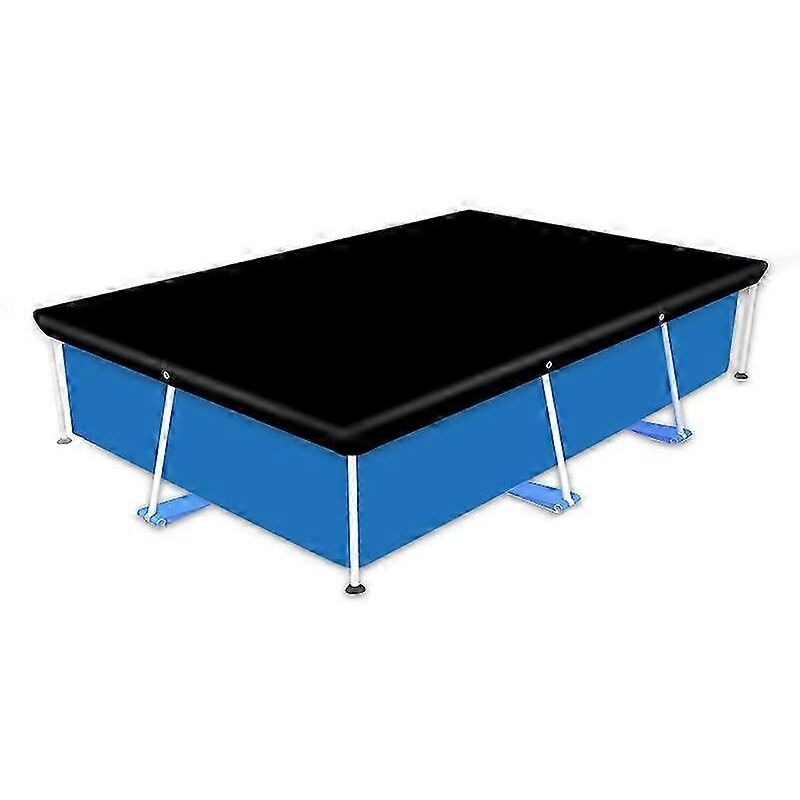 foto del prodotto copertura per piscina rotonda 259 x 170 cm, copertura invernale per piscina fuori terra, copertura impermeabile pieghevole, impermeabile e