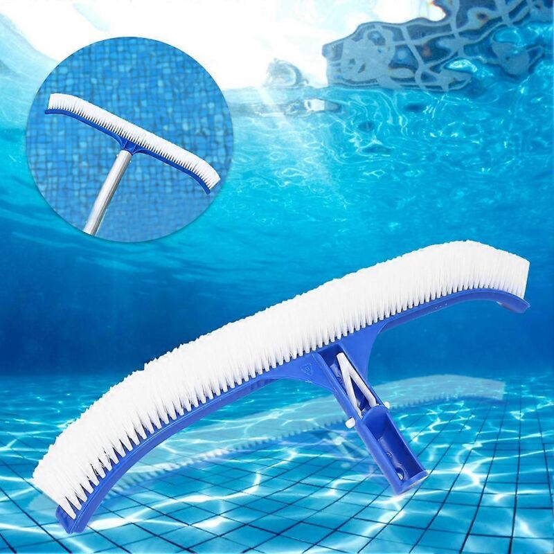 foto del prodotto alovez spazzola per la pulizia del fondo della parete della piscina da 18 pollici, strumento per la pulizia della piscina, accessori per piscina