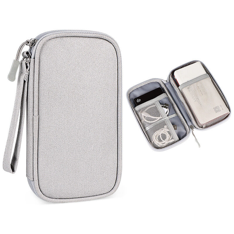 foto del prodotto alovez custodia per dispositivi elettronici custodia antiurto protezione rigida grigia, solo borsa 