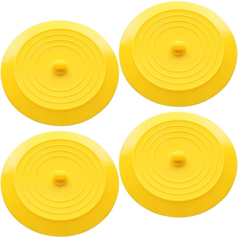 foto del prodotto tappo a ventosa per 4 vasche, tappo a ventosa in silicone, tappo universale per vasca da 6 pollici
