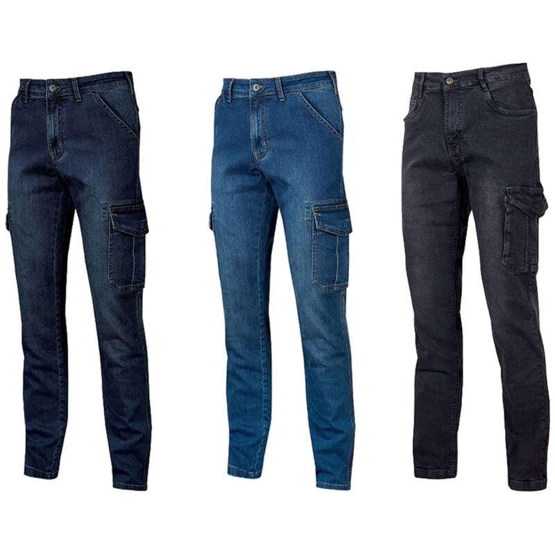 foto del prodotto u power jeans da lavoro tommi multitasche 38 blue jeans