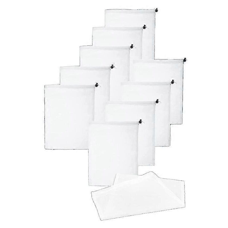 foto del prodotto alovez confezione da 10 sacchetti per aspirapolvere a maglia fine per piscina, ugello di ricambio per piscina 9 x 12 pollici