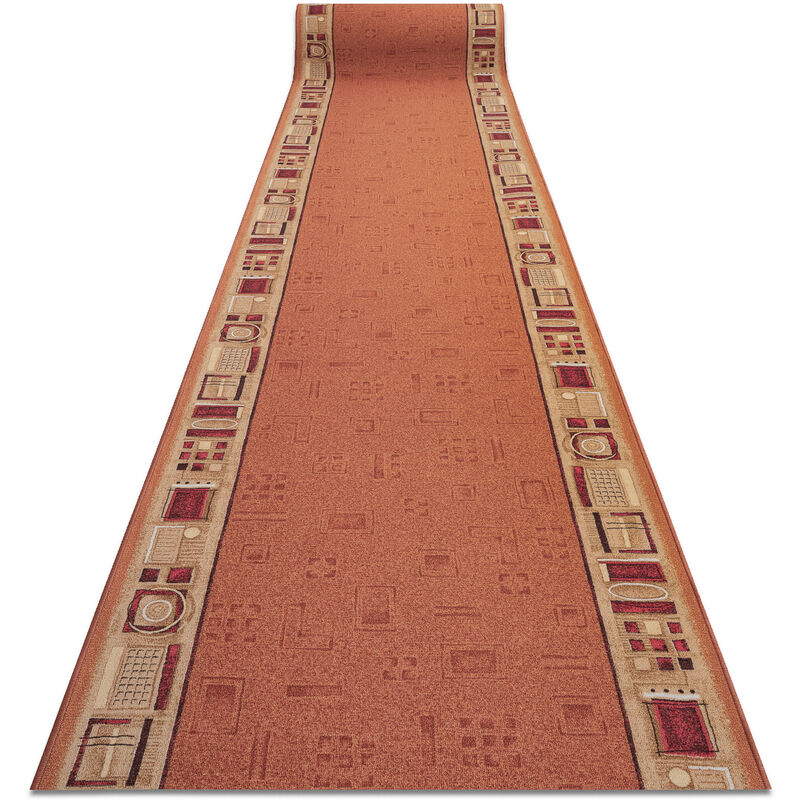 foto del prodotto passatoia gommata jena rossiccio 80cm orange 80x430 cm