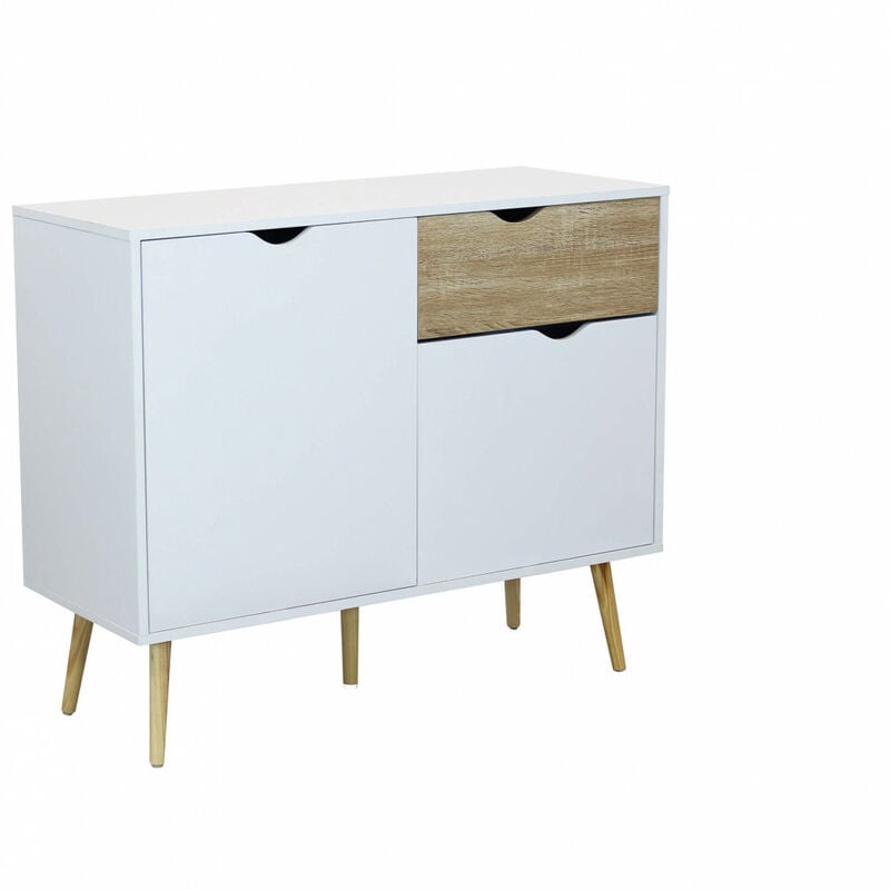 foto del prodotto madia moderna per soggiorno industrial in legno cm 99x39x82 palmer