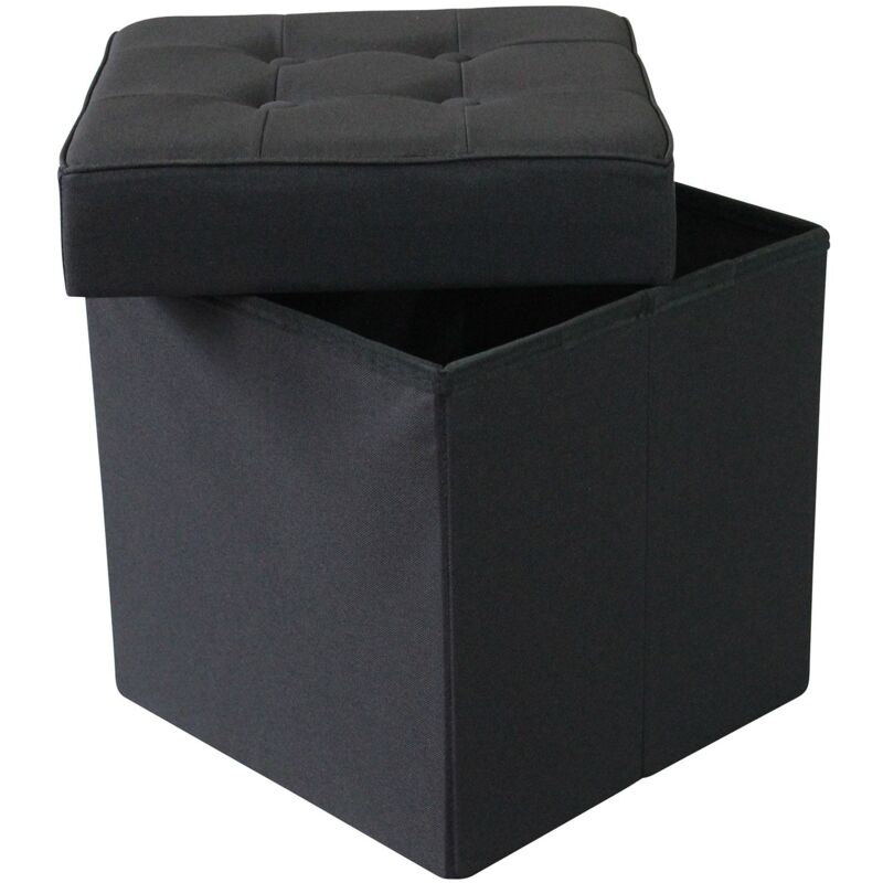 foto del prodotto milani home ori pouf quadrato in stoffa