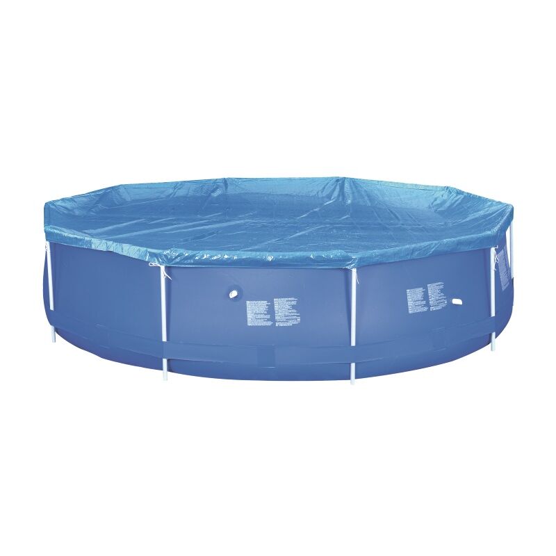 foto del prodotto gardenia telo copertura piscine tonde steelsuper blu, 426 cm