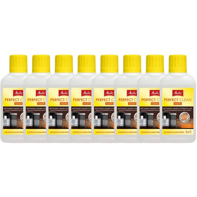 immagine 0 del prodotto melitta lait nettoyant x8 250 ml perfect clean pour machine a caf 