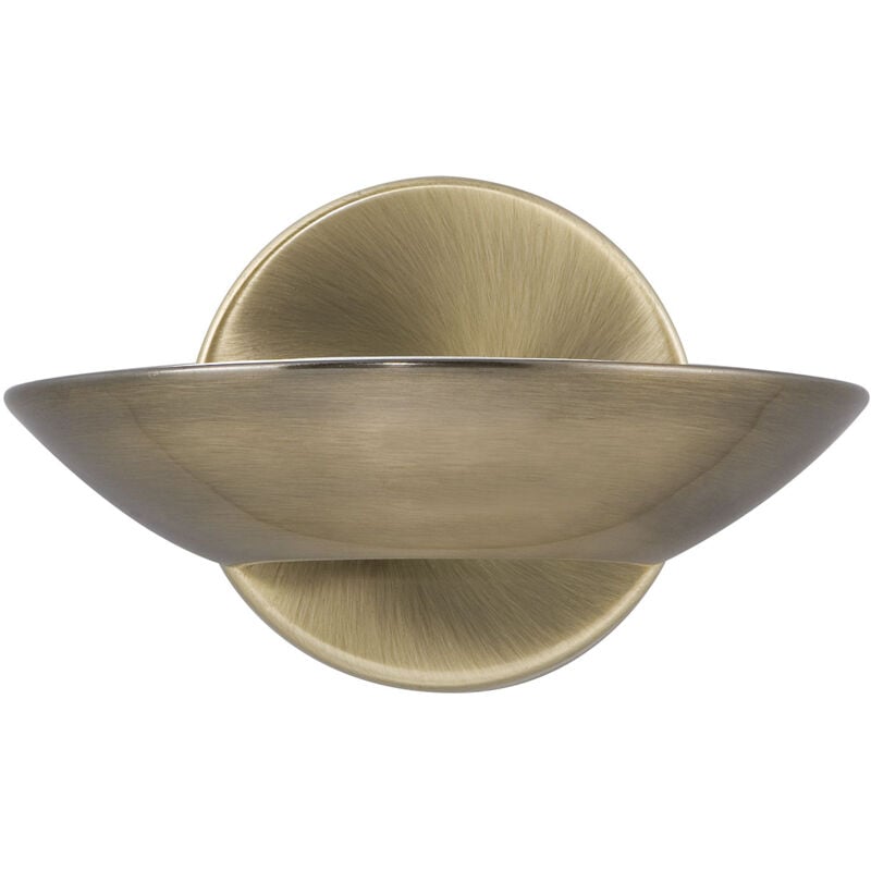 foto del prodotto searchlight applique contemporanea sardegna acciaio ottone vetro led 10w 3000k