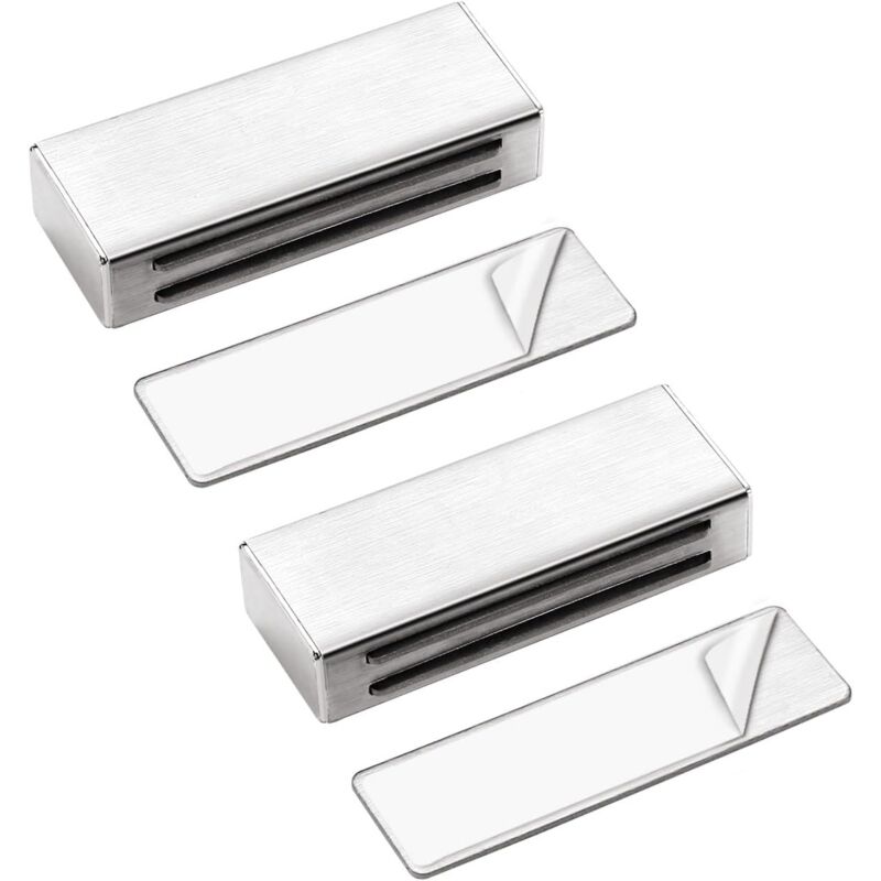 foto del prodotto zvd cabinet door magnet strong adhesive jiayi 2 pack magnetic door latch screwless no drilling for kitchen cupboard cabinet magnet 12kg