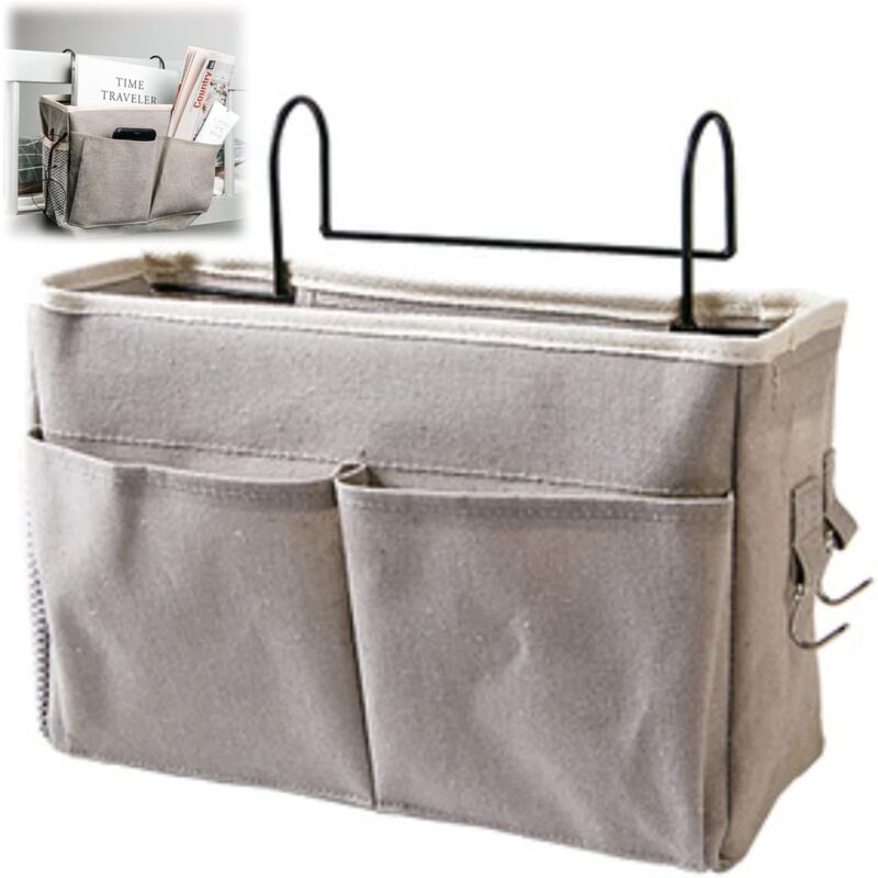 foto del prodotto bedside hanging bedside basket loft bed storage bedside hanging pockets bed pocket organizer bedside hanging bedside basket wide hanging storage bag