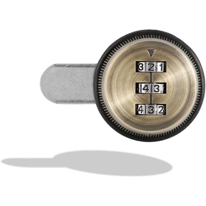 immagine 0 del prodotto combination cam lock, 3 digit mechanical combination lock, keyless mailbox lock