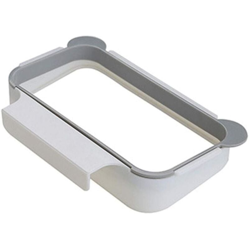 foto del prodotto garbage bag holder kitchen cabinet door plastic bag holder grey 
