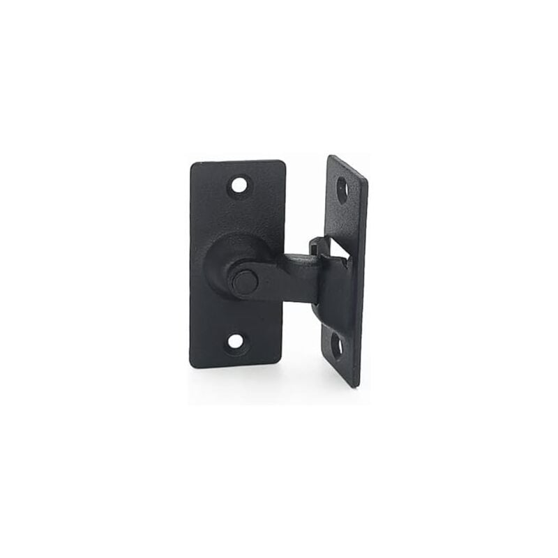 foto del prodotto 2 pieces 90 degree stainless steel door lock warehouse door right angle lock flip door lock arch door lock special door lock black 