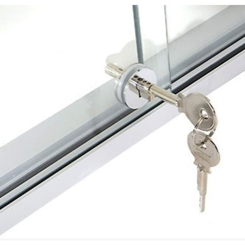 foto del prodotto glass door lock. sliding door lock. round glass lock. movable door lock jewelry cabinet lock glass lock