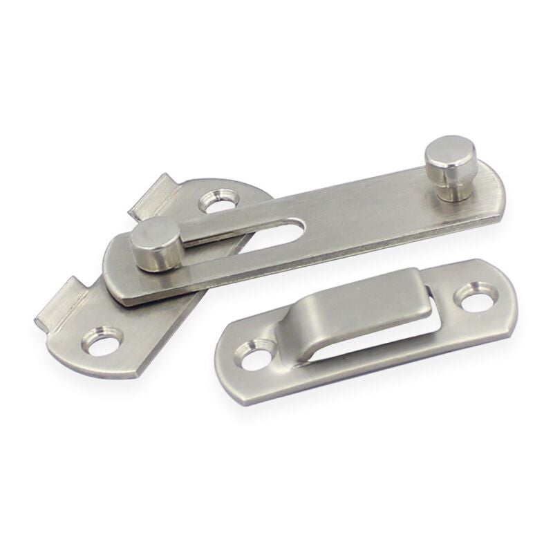 foto del prodotto barn door bolts, stainless steel door bolts, locking bolts for tool boxes, suitcases, luggage and garden gates silver 