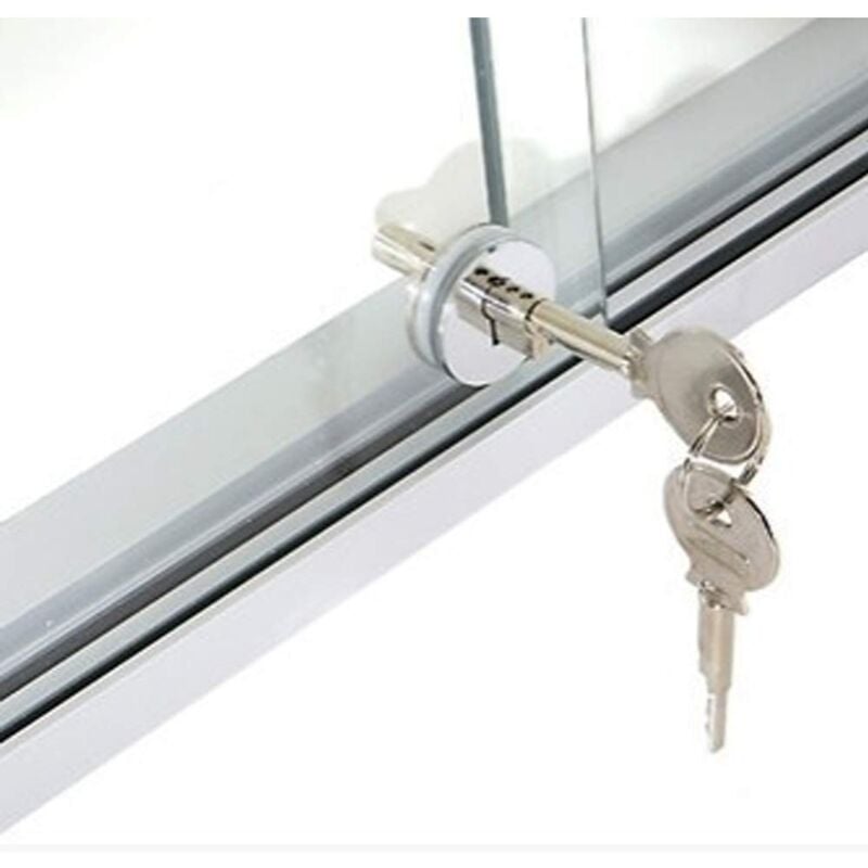 foto del prodotto glass door lock. sliding door lock. round glass lock. movable door lock jewelry cabinet lock glass lock