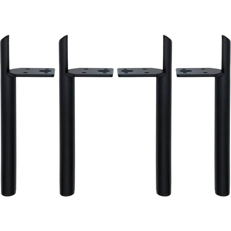 foto del prodotto furniture legs, 4 pieces metal sofa legs black