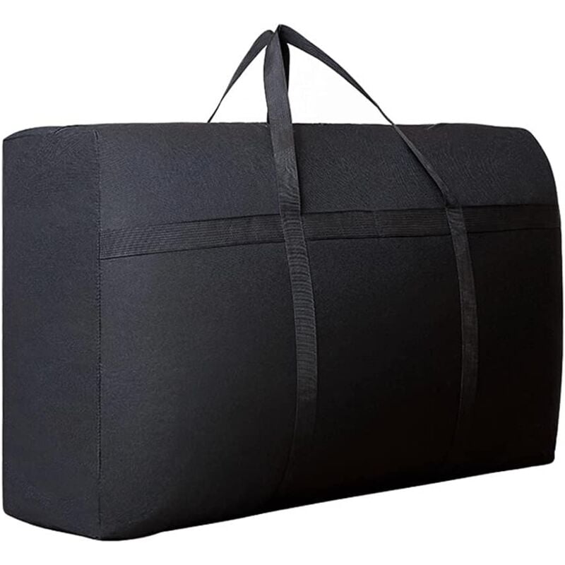 foto del prodotto large organizer 180l waterproof oxford cloth quilting and clothes organizer, washable, suitable for travel luggage 100 x 60 x 30 cm, black 