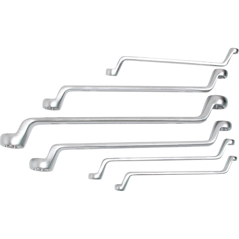 immagine 0 del prodotto bgs technic set di chiavi a doppio anello con teste ad anello e profilo e gomito e6 e24 6 pz.
