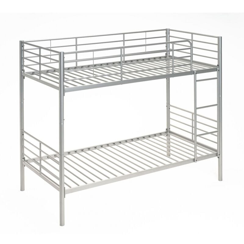 immagine 0 del prodotto letto a castello divisibile twins argento 90 x 190
