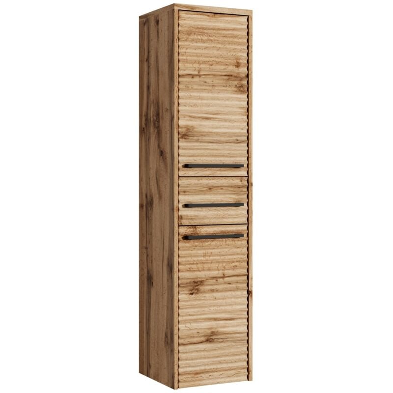 foto del prodotto mobile da bagno etna 30 x 35 x 130 cm rovere mobile a colonna pensile