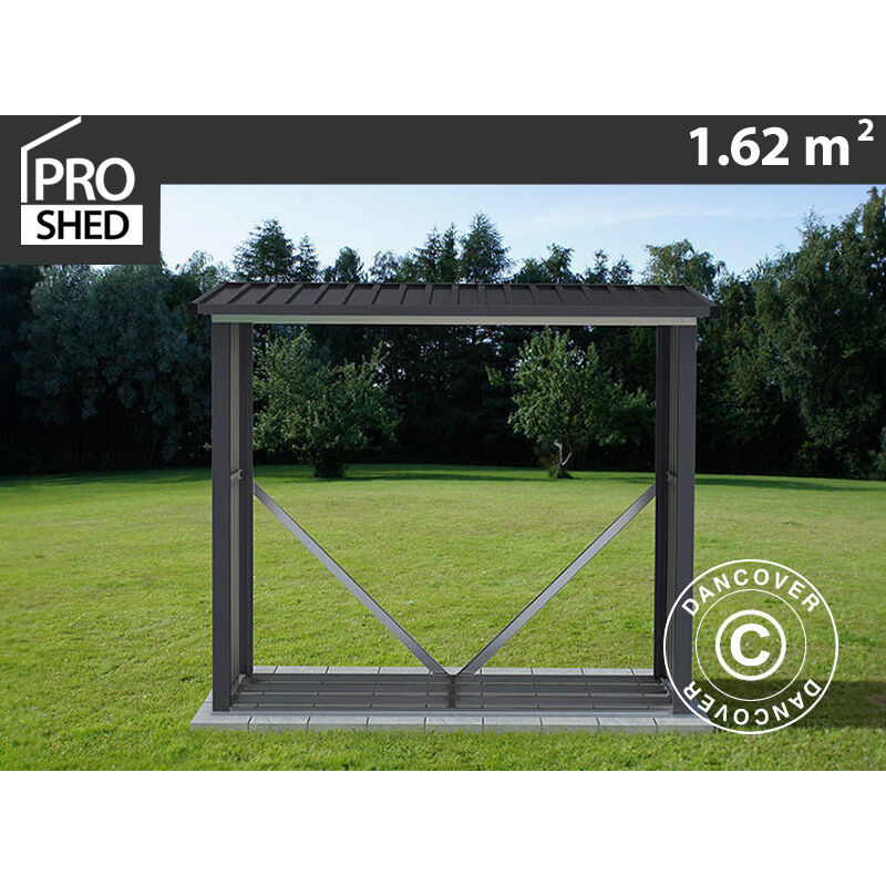 foto del prodotto legnaia 1,82x0,89x1,56m, 1,62m , proshed , antracite