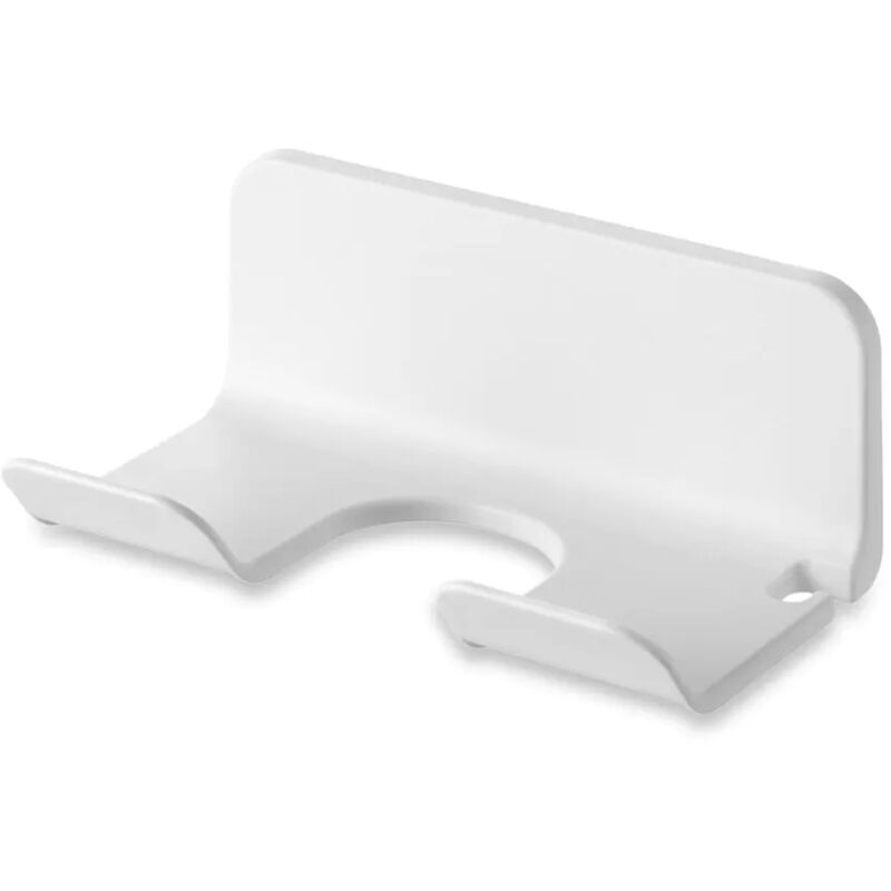 foto del prodotto zvd wall mounted self adhesive hair dryer holder punch free hair dryer storage rack 2pcs supplies